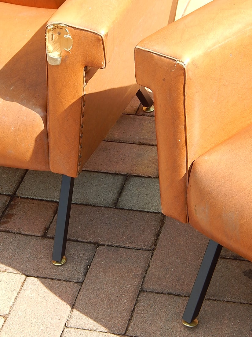 Italian Armchairs, 1950s, Set of 4 - 9