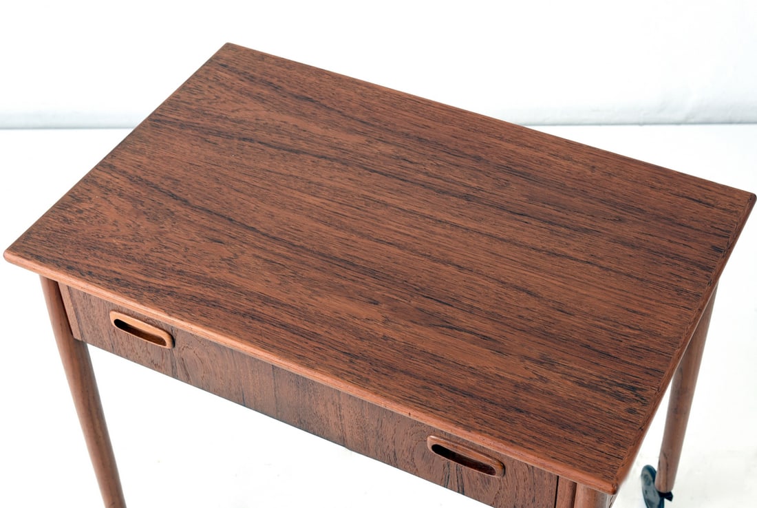 Danish Sewing Box on Castors, 1960s - 7