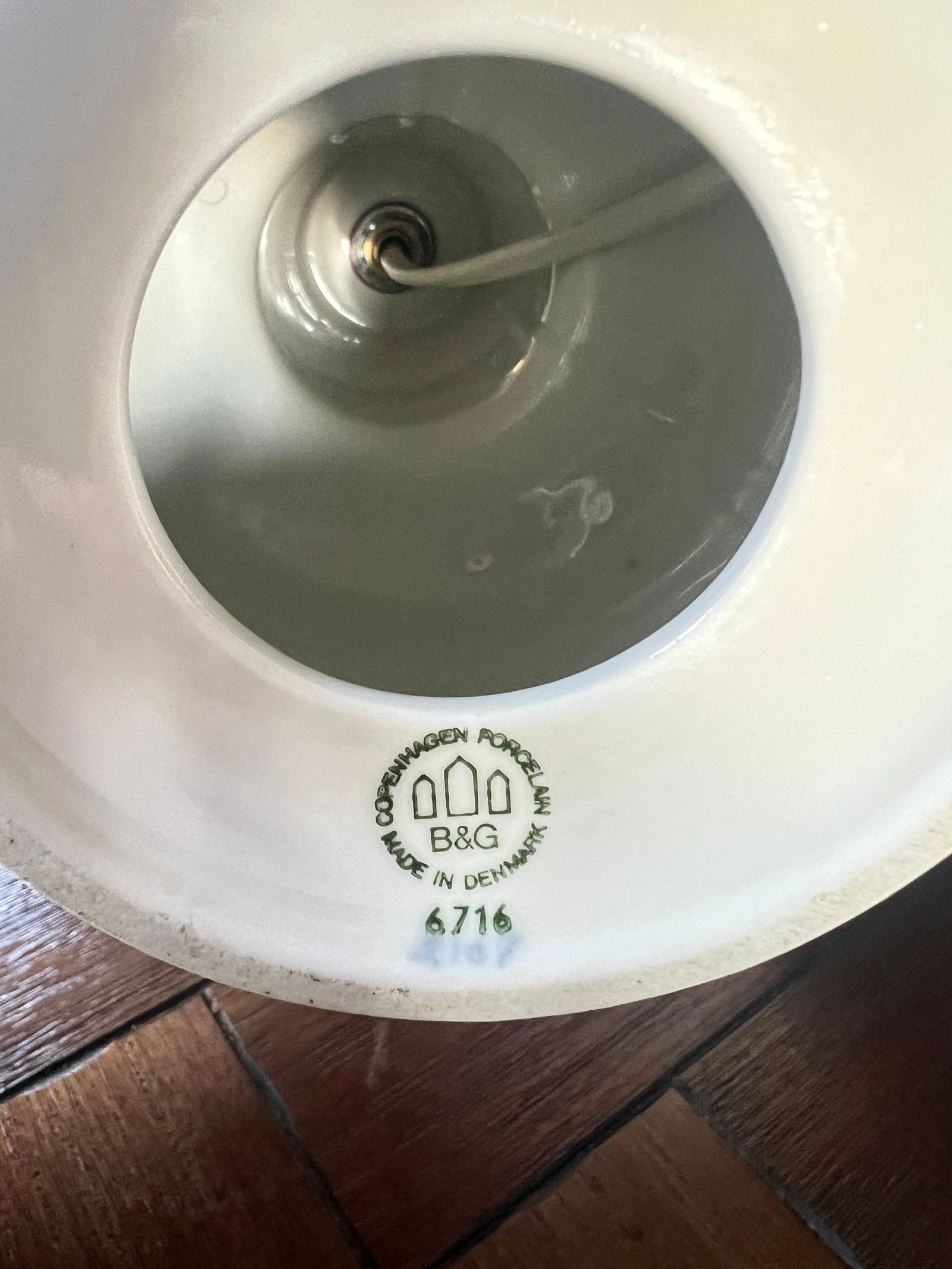 Bedside Lamp from Bing & Grøndahl Copenhagen, 1960 - 6