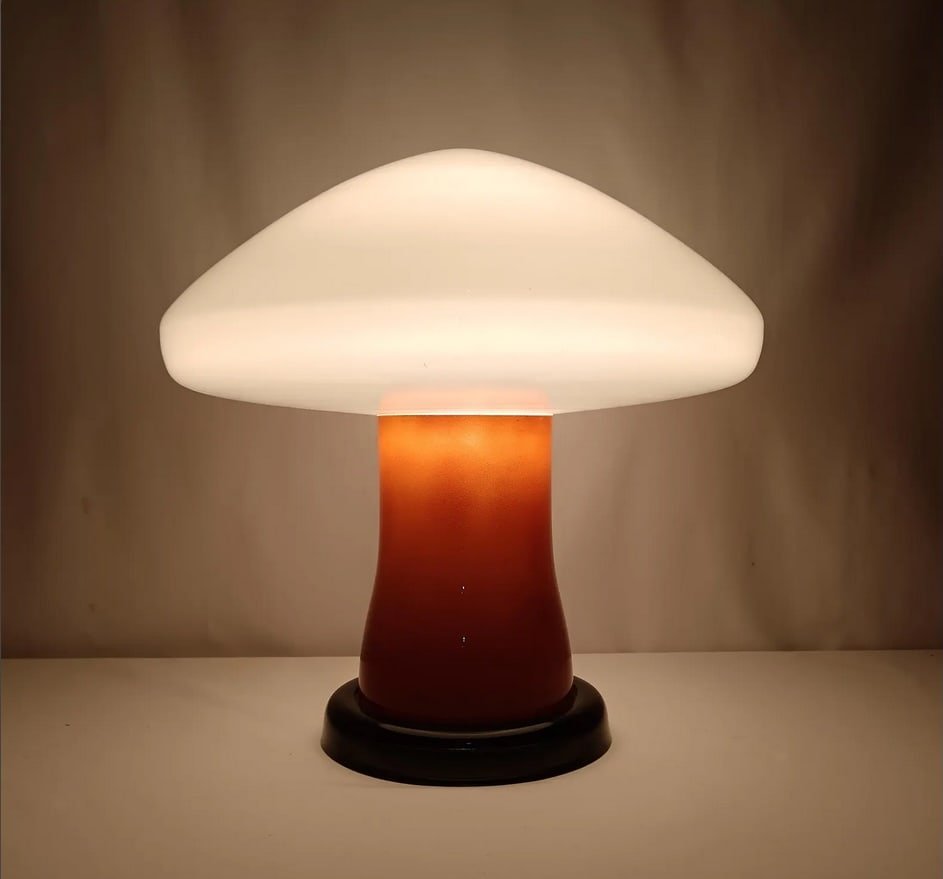 Vintage Mushroom Table Lamp from Gorlitz, 1970s - 11