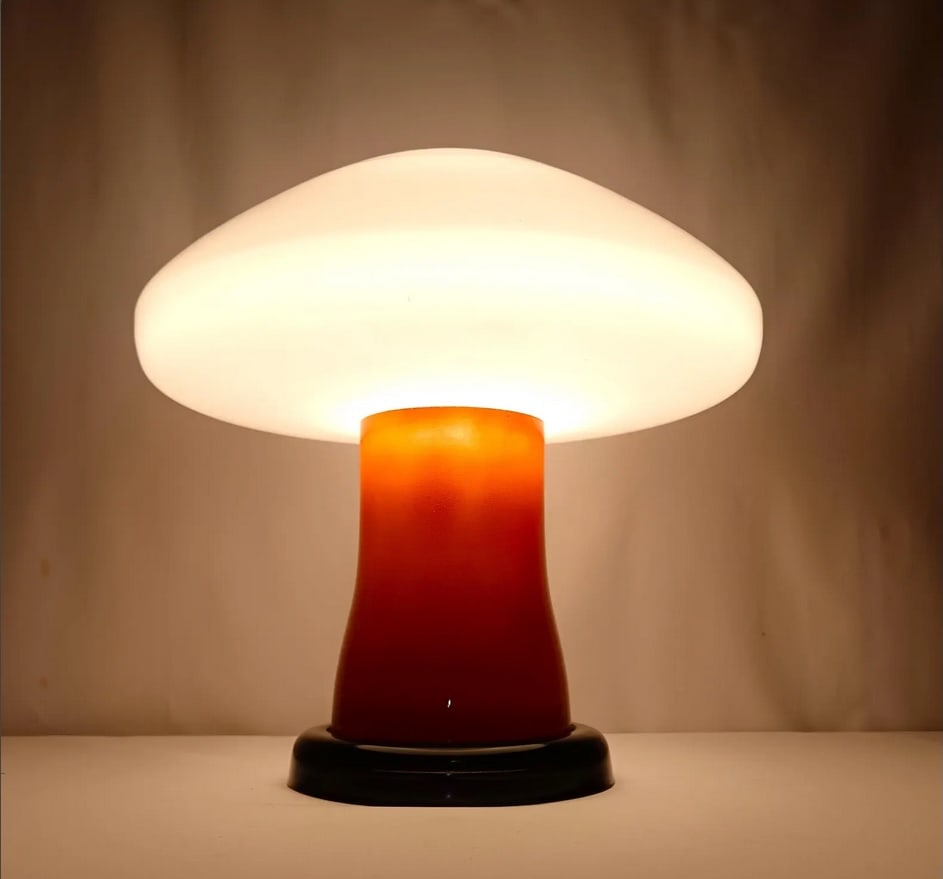Vintage Mushroom Table Lamp from Gorlitz, 1970s - 3