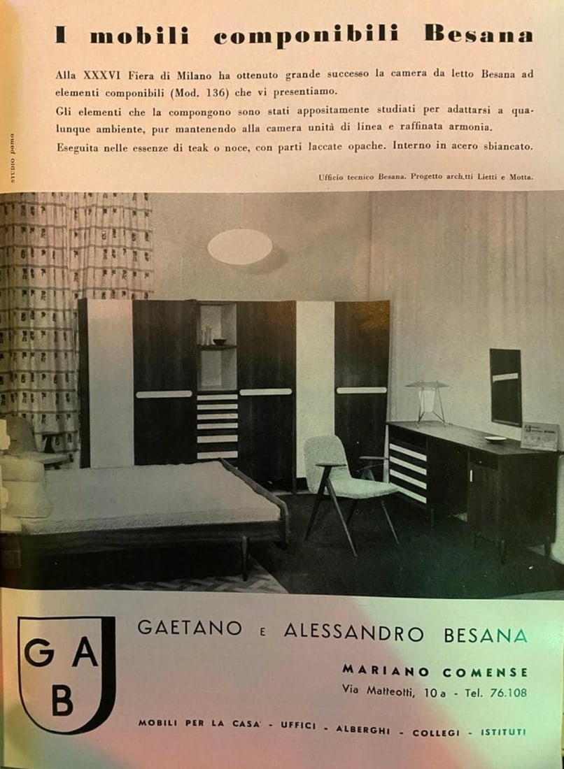 Teak Armchair by Lietti and Motta, 1958 - 11