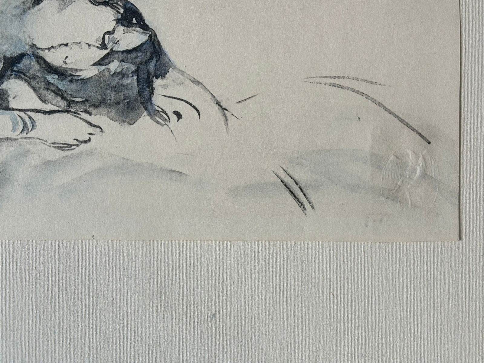 Edouard Manet, Study on Olympia, Lithograph - 10