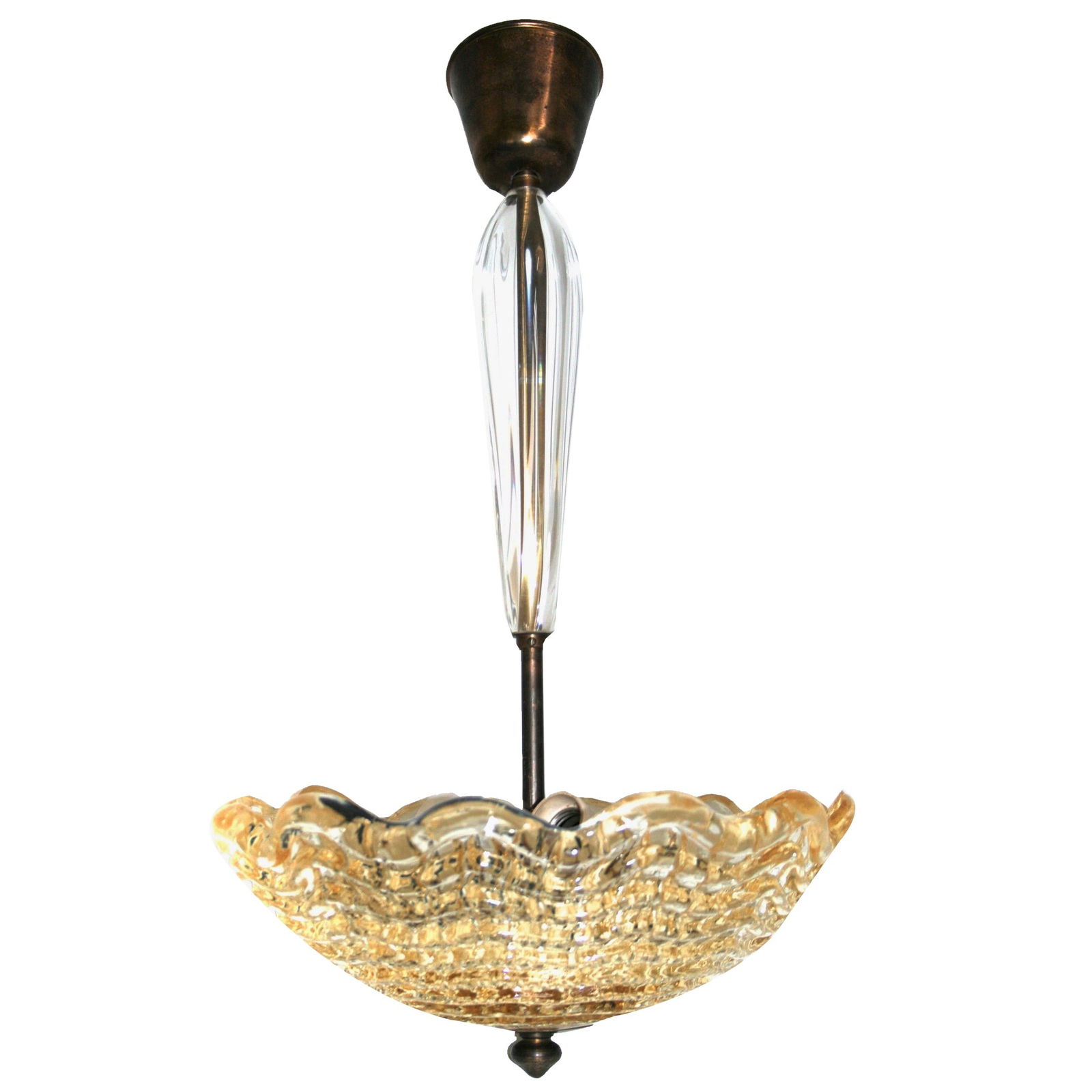 Meduza Pendant by Carl Fagerlund for Orrefords: Meduza pendant light, project C. Fagerlund, Orrefors Sweden, 1950s.dimensionheight 55cmwidth 35 cm Country of Manufacture: Sweden Design Period: 1950 to 1959 Production Period: 1950 to 1959 Restoratio