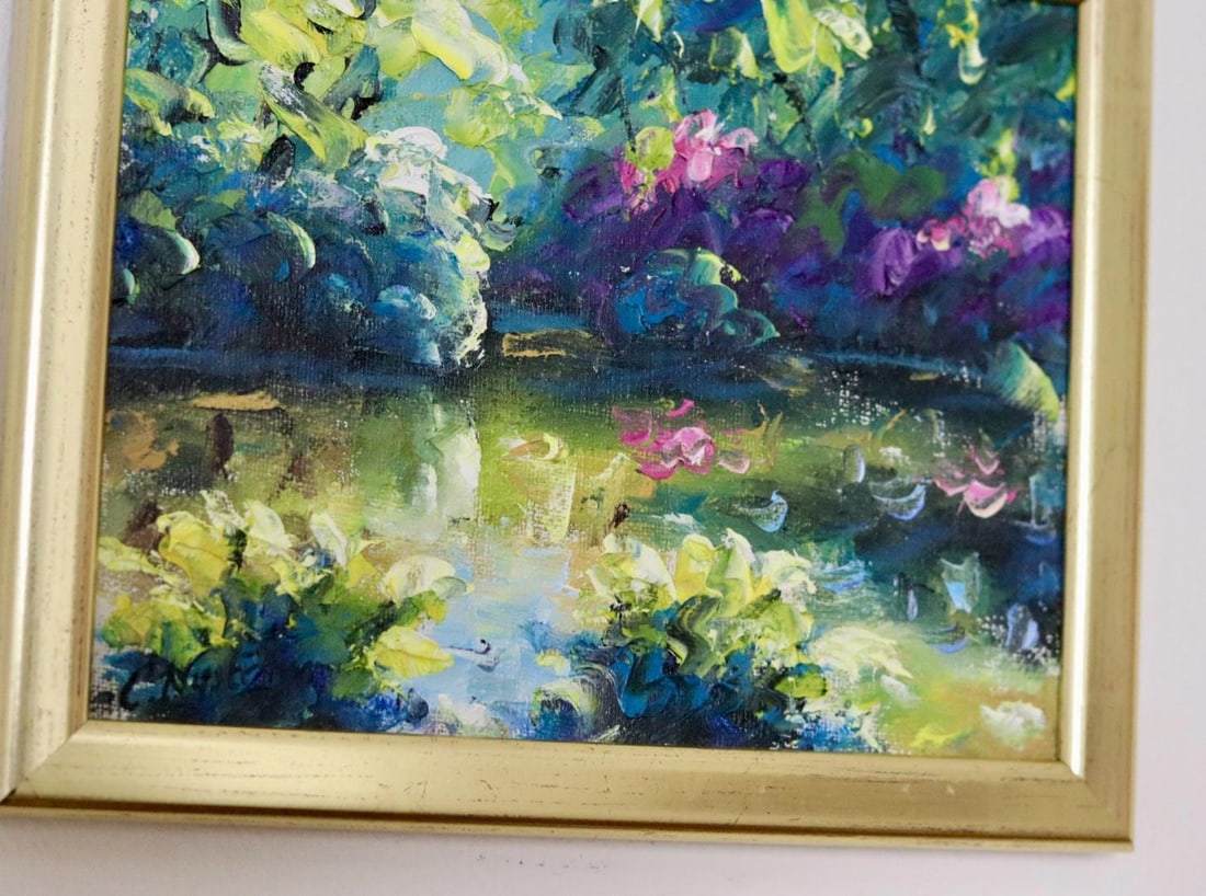 Conny Nyström, Lake, 1950s, Oil on Canvas, Framed - 4