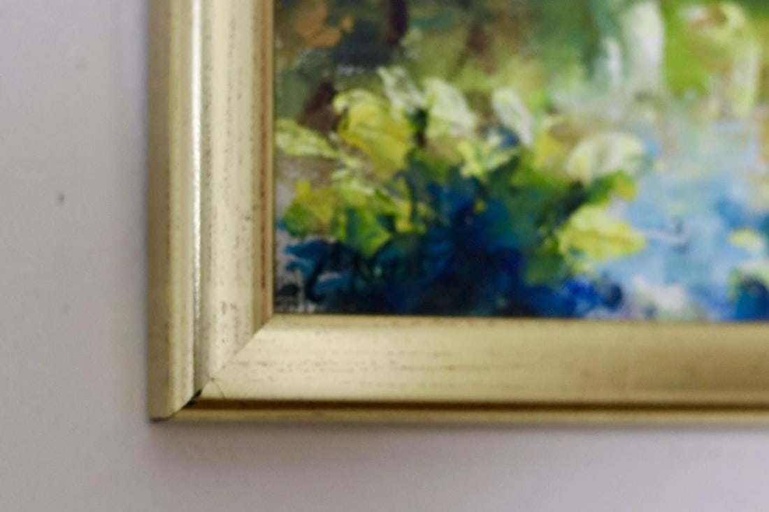 Conny Nyström, Lake, 1950s, Oil on Canvas, Framed - 5