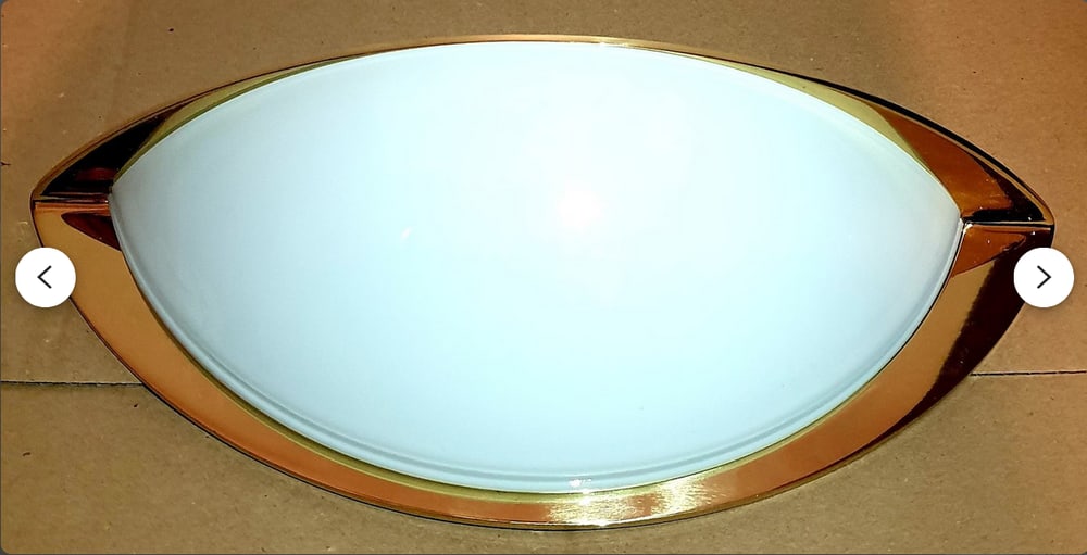 Opaline Glass Sconce from Glashütte Limburg, 1980s - 3