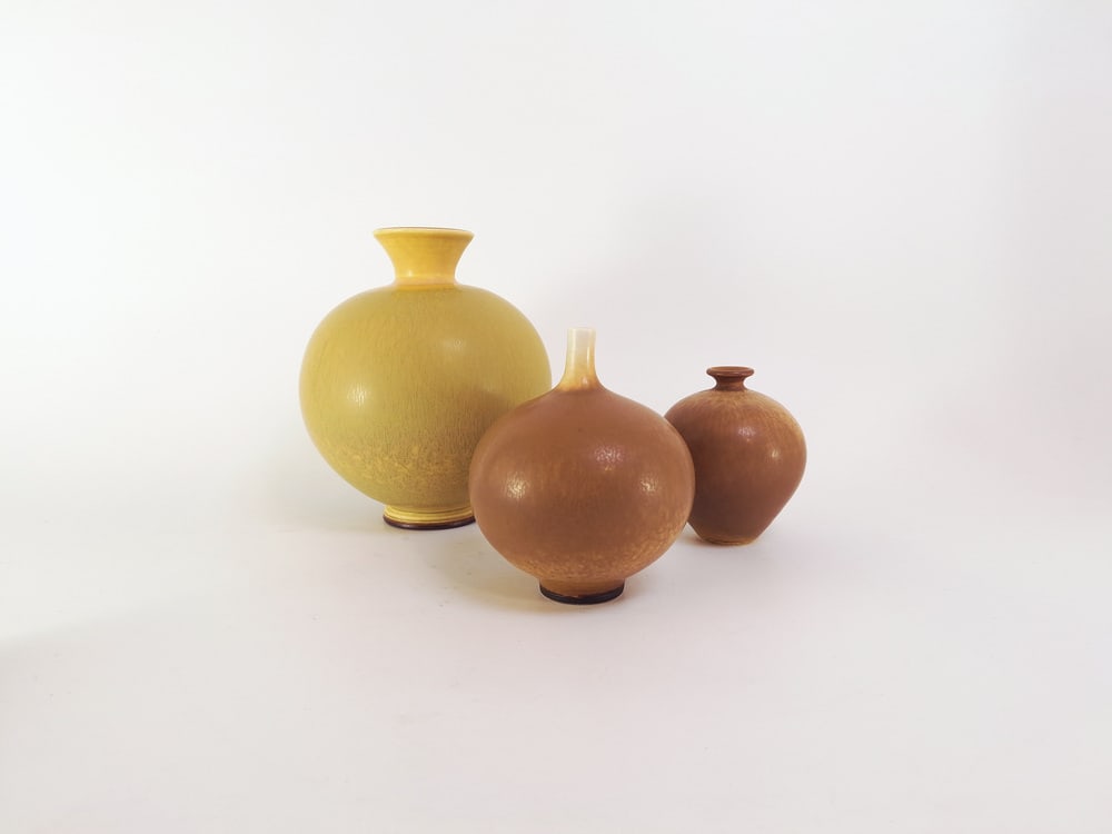 Yellow Vase by Berndt Friberg for Gustavsberg - 2