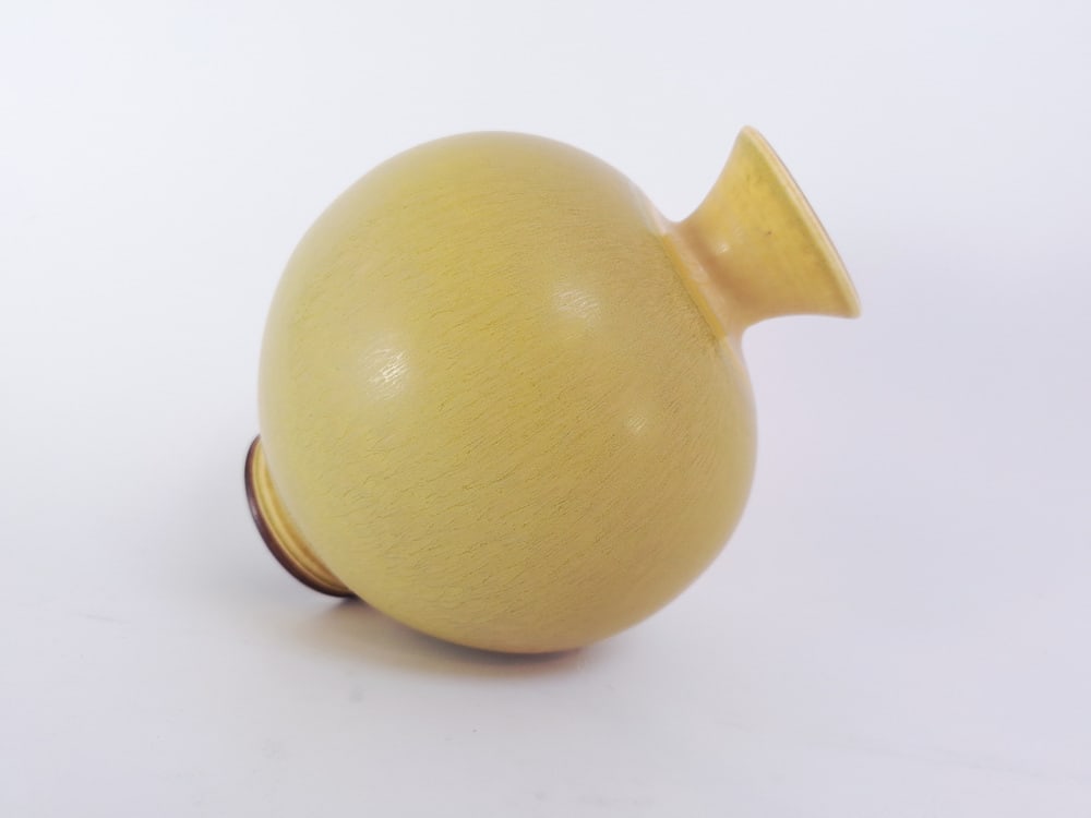Yellow Vase by Berndt Friberg for Gustavsberg - 4