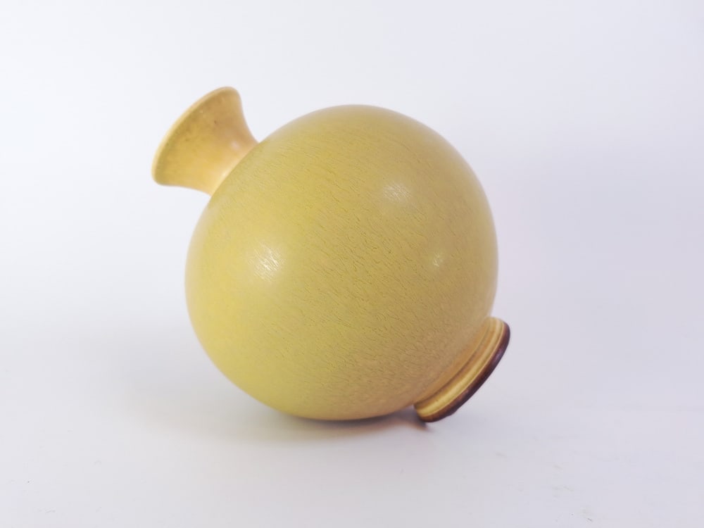 Yellow Vase by Berndt Friberg for Gustavsberg - 5