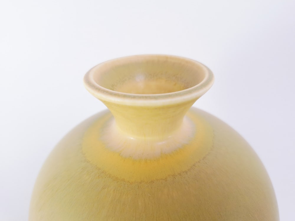 Yellow Vase by Berndt Friberg for Gustavsberg - 7