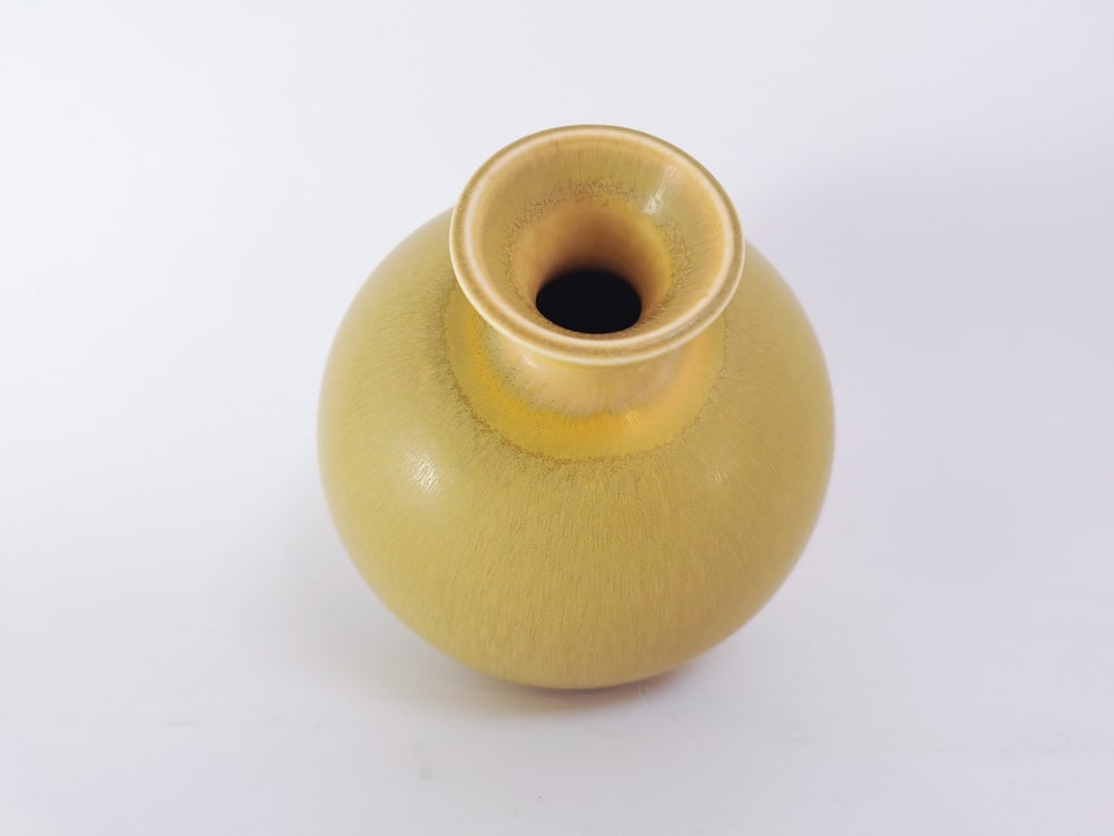 Yellow Vase by Berndt Friberg for Gustavsberg - 8
