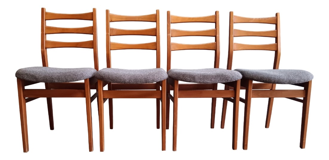Danish Dining Chairs, 1960s, Set of 4 (1 of 6)