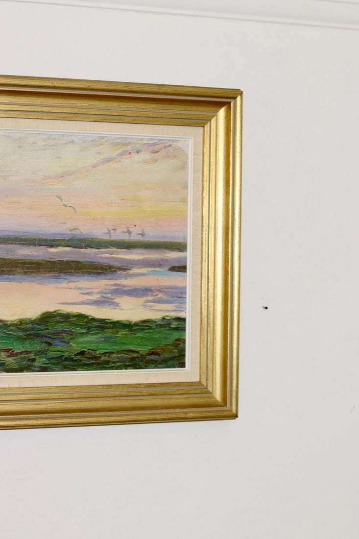 William Gislander, Seabirds Over Ocean, 1917, Framed - 10