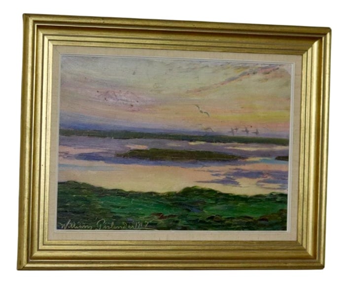 William Gislander, Seabirds Over Ocean, 1917, Framed (1 of 10)