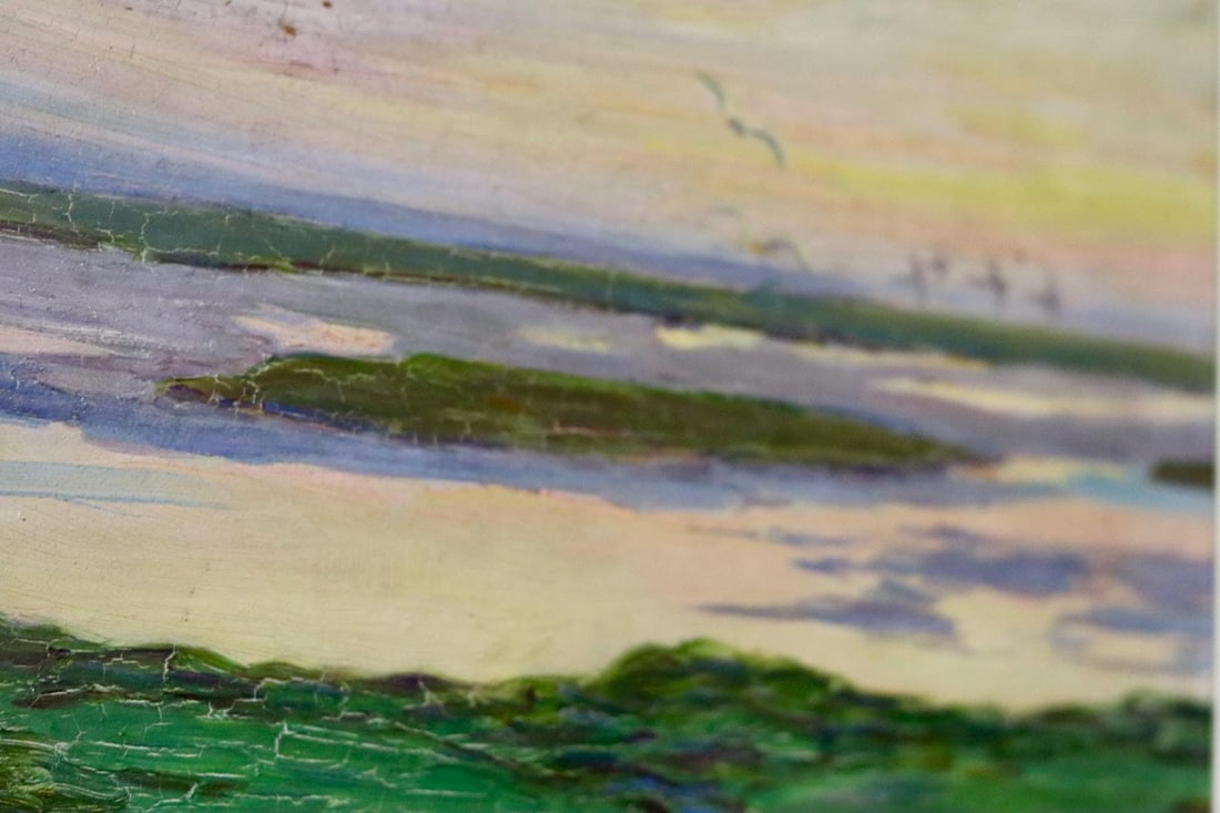 William Gislander, Seabirds Over Ocean, 1917, Framed - 2