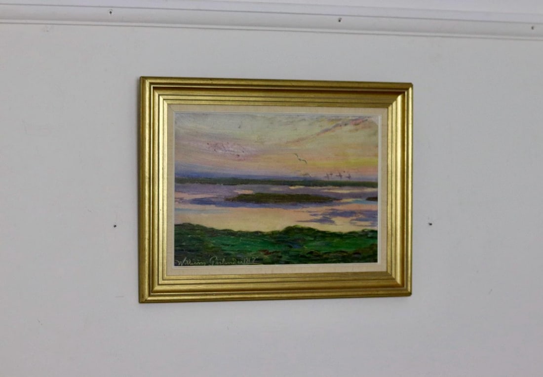 William Gislander, Seabirds Over Ocean, 1917, Framed - 9