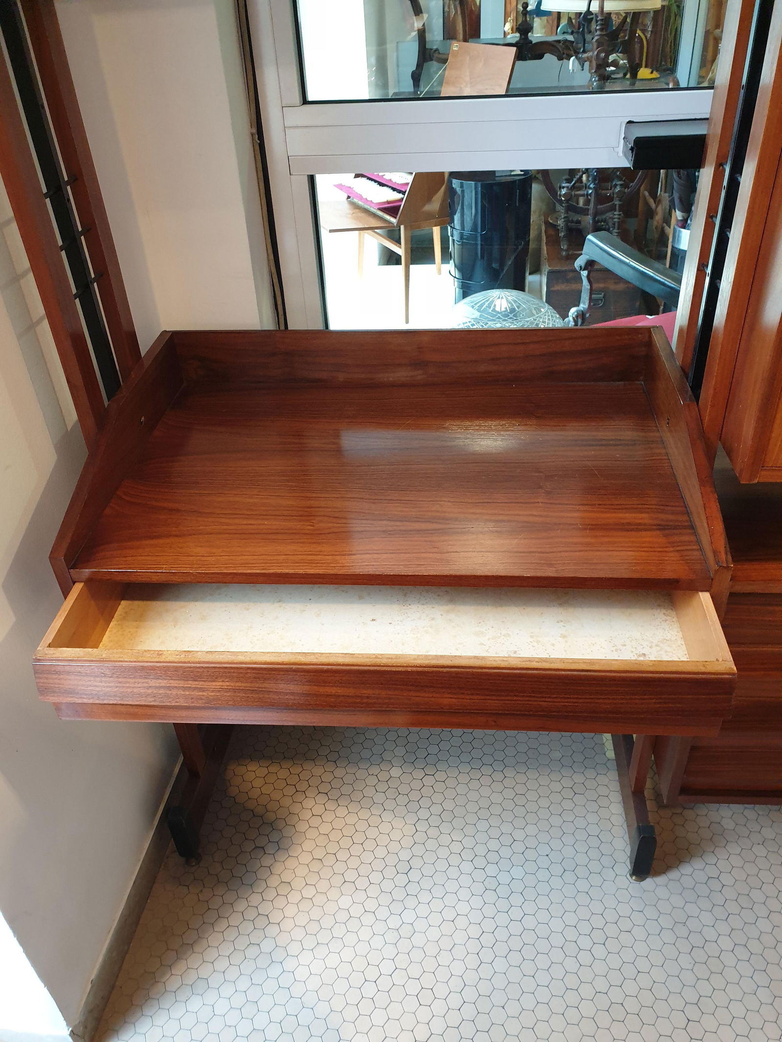 Swedish Teak & Metal Modular Library, 1960s - 16