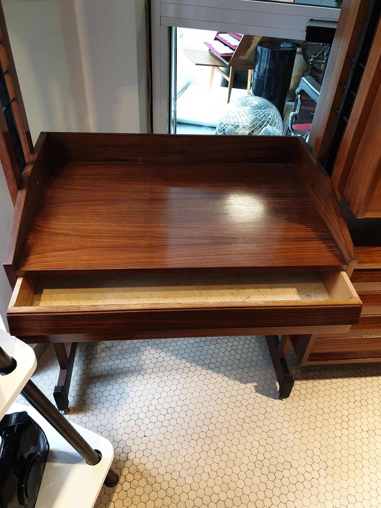 Swedish Teak & Metal Modular Library, 1960s - 17