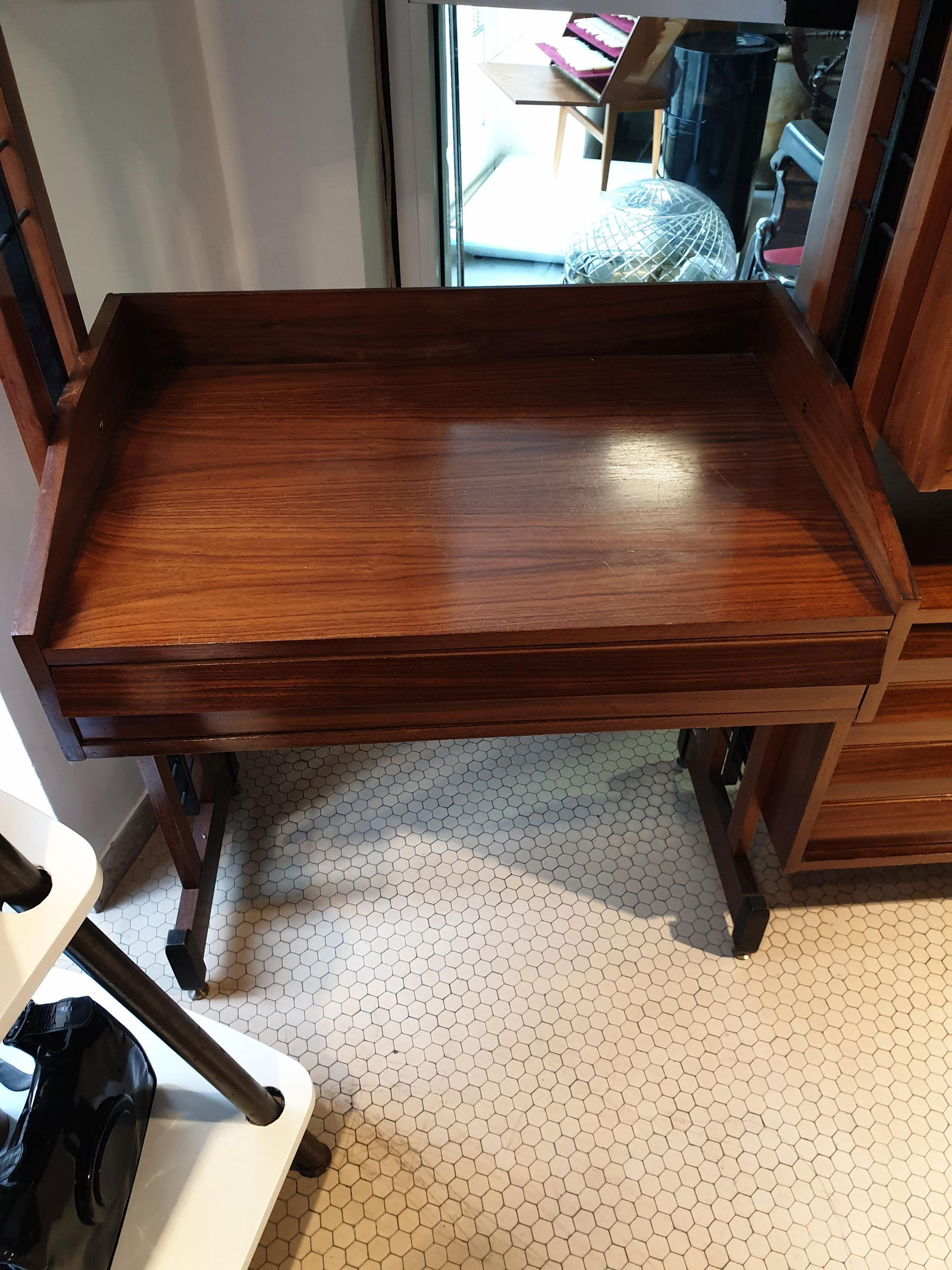 Swedish Teak & Metal Modular Library, 1960s - 18