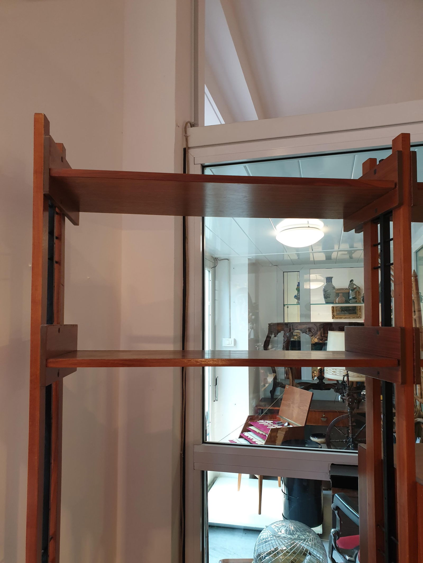 Swedish Teak & Metal Modular Library, 1960s - 3