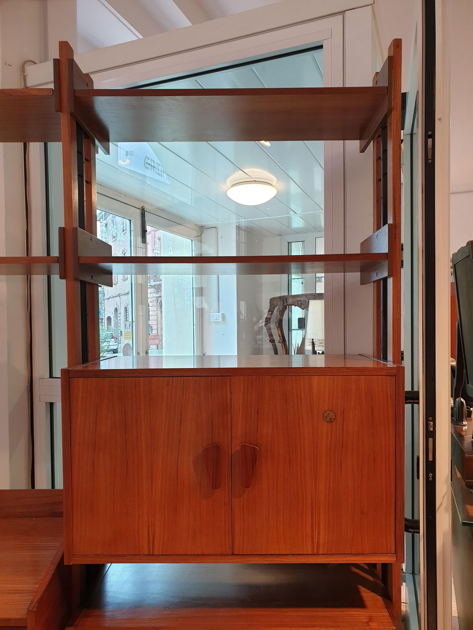 Swedish Teak & Metal Modular Library, 1960s - 6