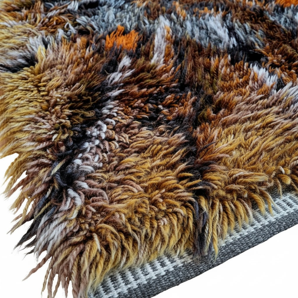 Rya Rug by Ingrid Jagarz for Marks Rya, 1960s - 5