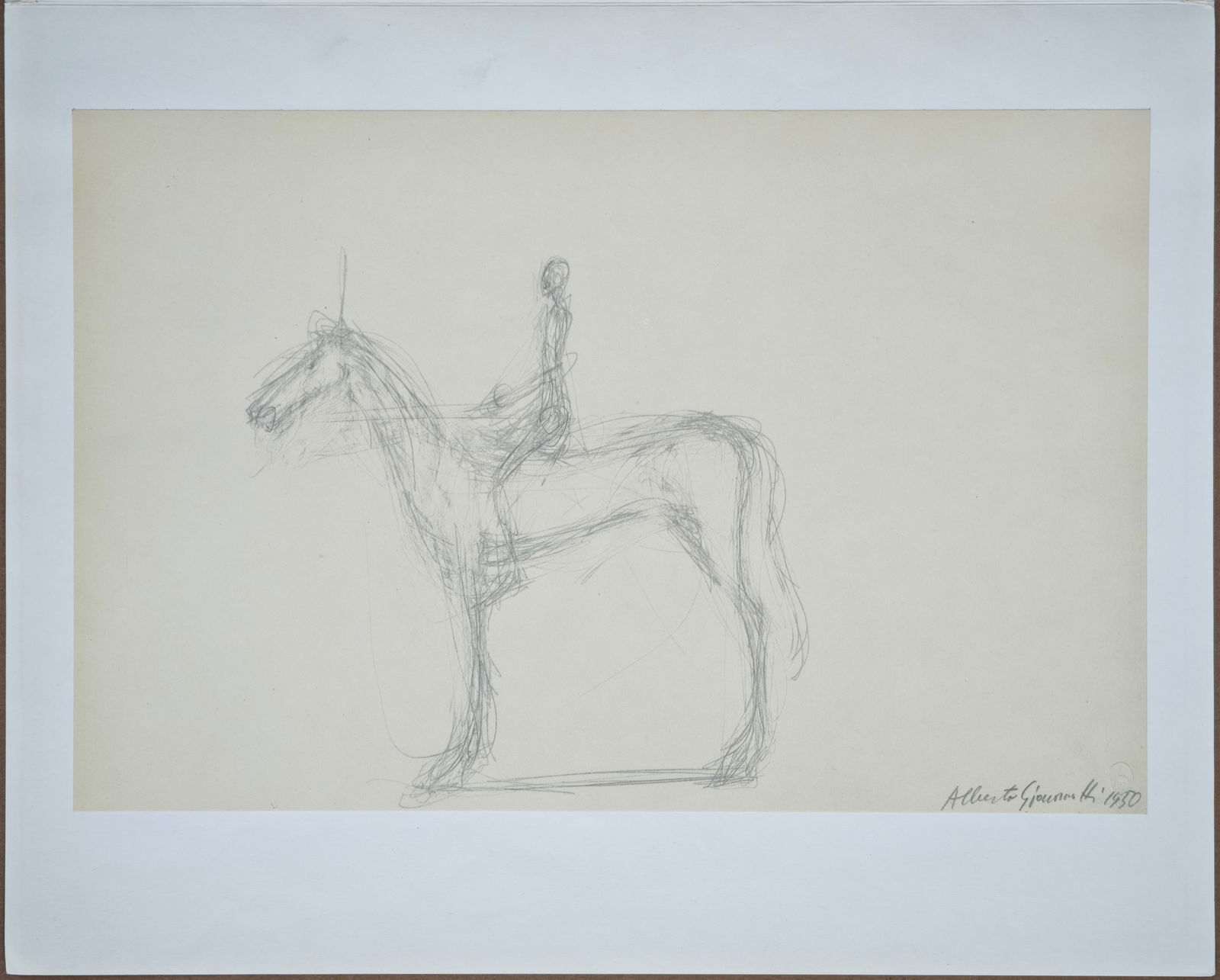 Alberto Giacometti, Horse and Knight, 1963, Paper - 2