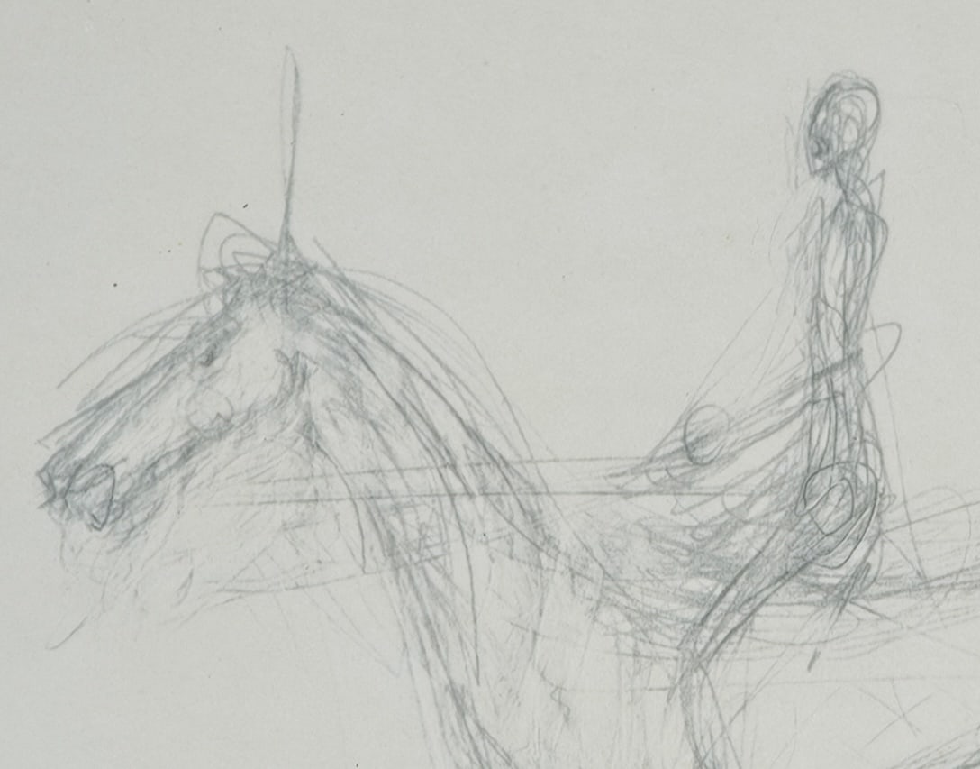 Alberto Giacometti, Horse and Knight, 1963, Paper - 4