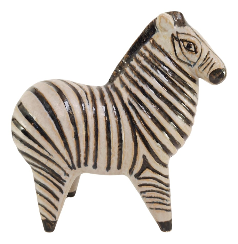 Zoo Zebra Figurine by Lisa Larson for Gustavsberg (1 of 8)