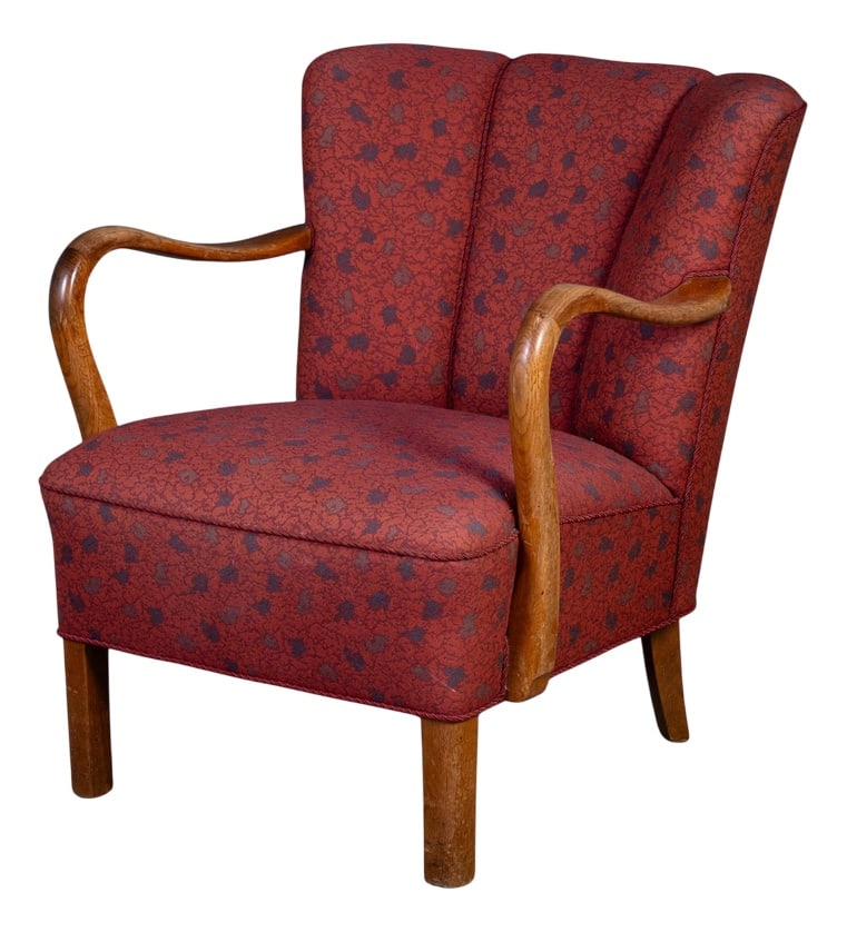 Lounge Chair attributed to Viggo Boesen, 1950s (1 of 9)