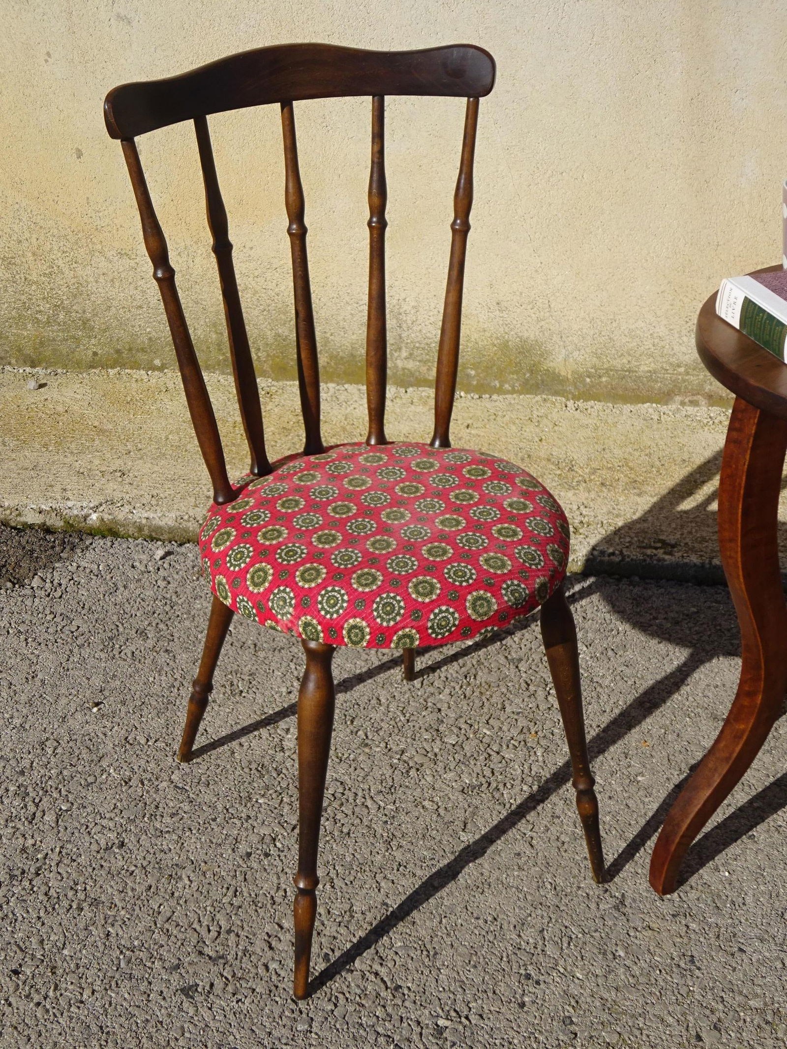 Wood and Fabric Chairs, Set of 2 - 17
