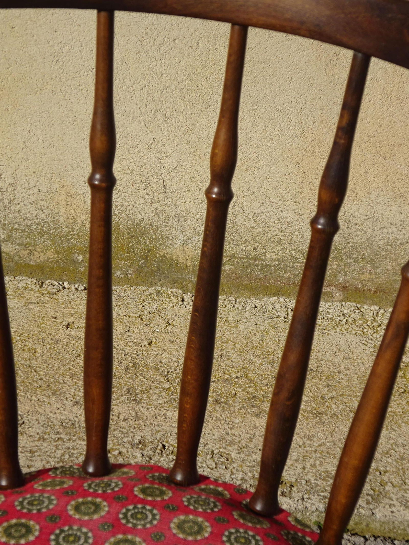 Wood and Fabric Chairs, Set of 2 - 20