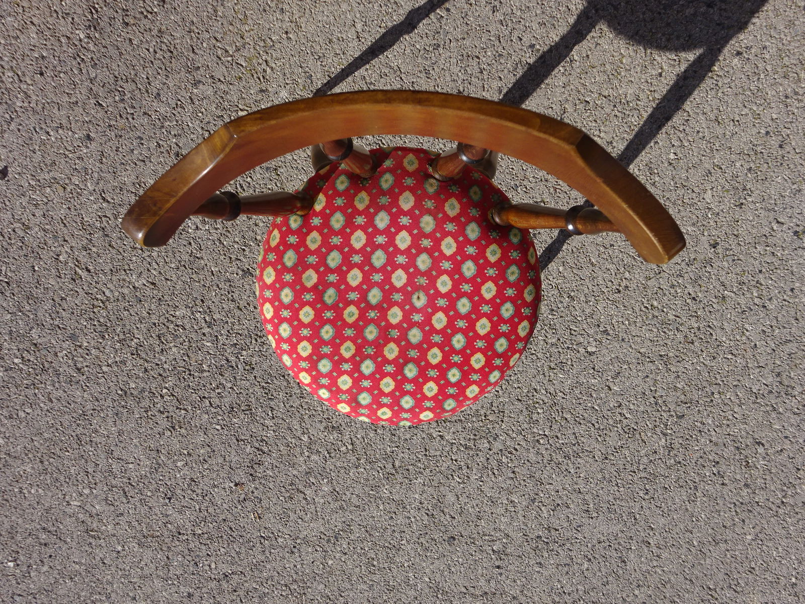 Wood and Fabric Chairs, Set of 2 - 9