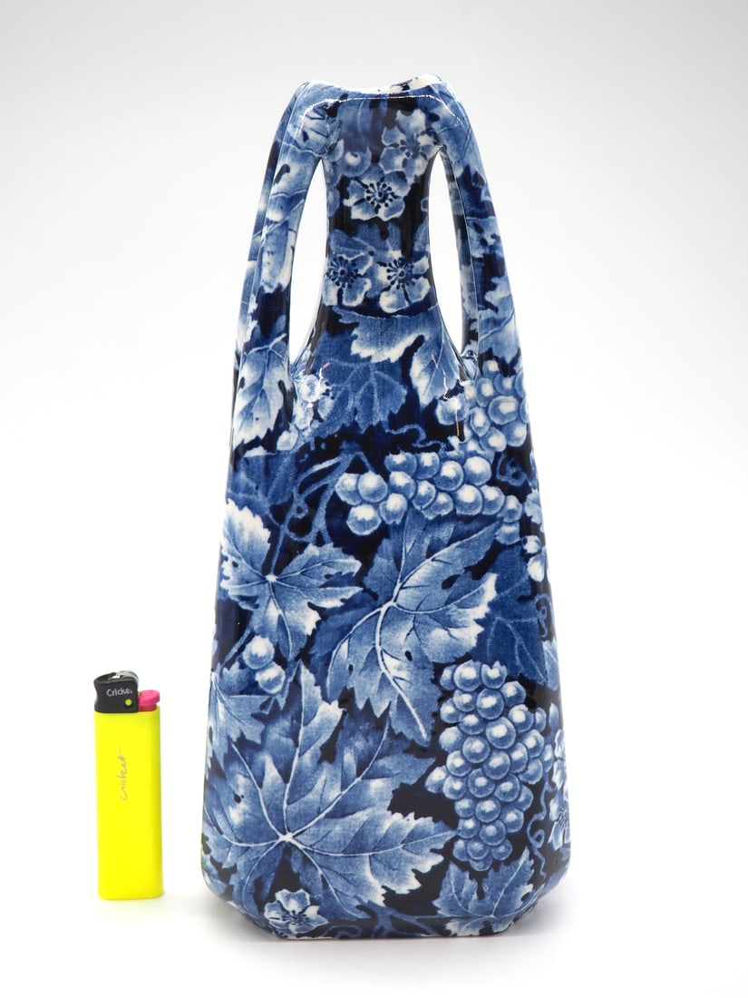 Blue Vase for Rörstrand, Sweden, 1920s - 2