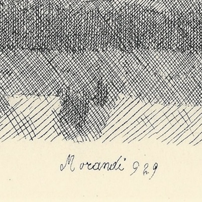 G. Morandi, Campiaro Houses in Grizzana, Paper - 4