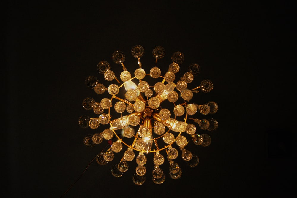 Crystal Glass Ceiling Lamp from Christoph Palme - 9