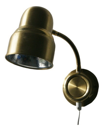 Swedish Brass Wall Lamp by Ewå Belysning, 1960s (1 of 5)