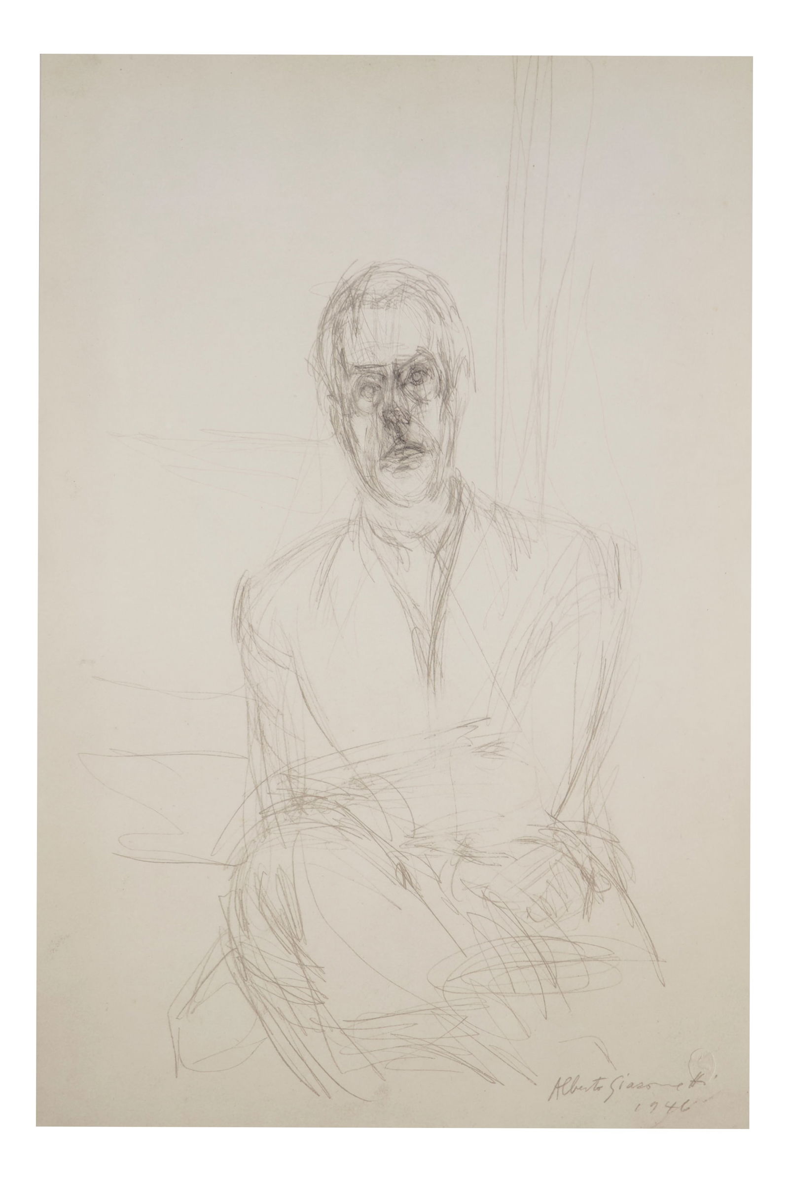 Alberto Giacometti, Portrait of Diego, 1963, Paper (1 of 6)