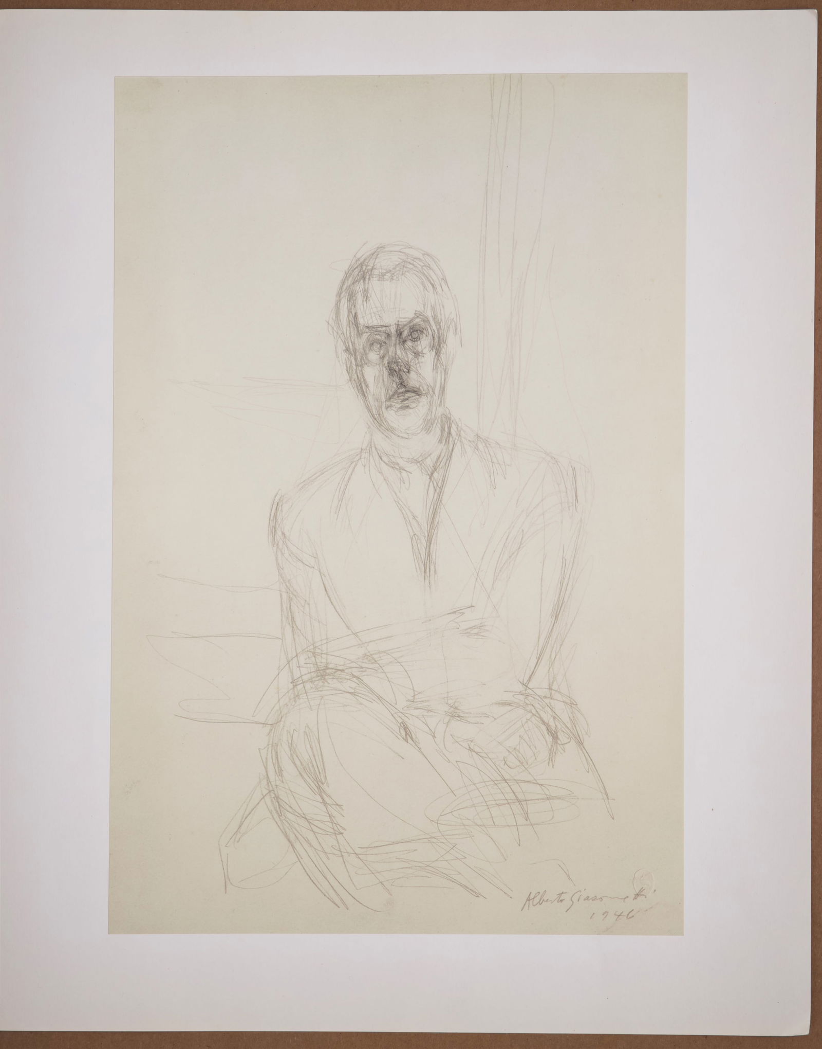Alberto Giacometti, Portrait of Diego, 1963, Paper - 2