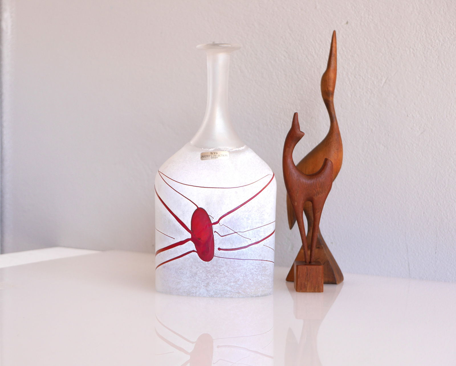Swedish Vase by B. Vallien for Kosta Boda, 1980s - 2