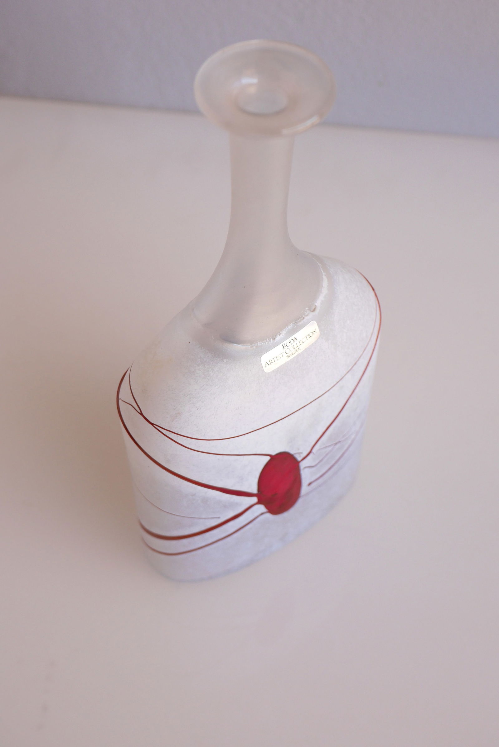 Swedish Vase by B. Vallien for Kosta Boda, 1980s - 4