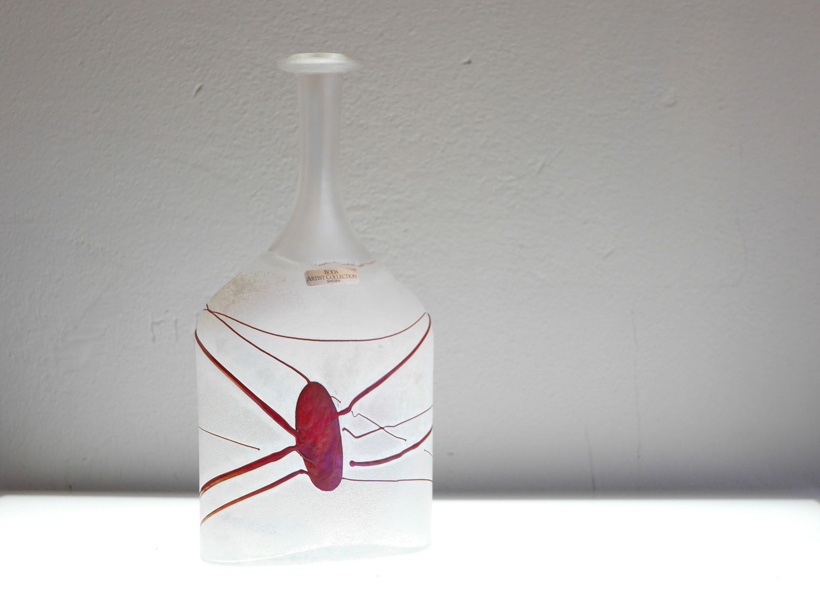 Swedish Vase by B. Vallien for Kosta Boda, 1980s - 9