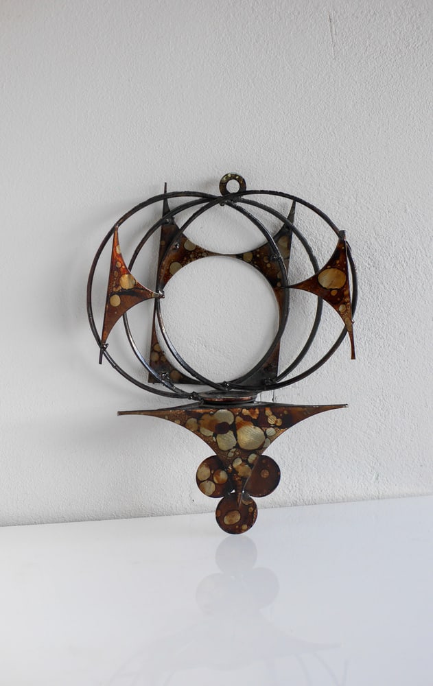 Brutalist Wall Decoration by Henrik Horst, 1970s - 3