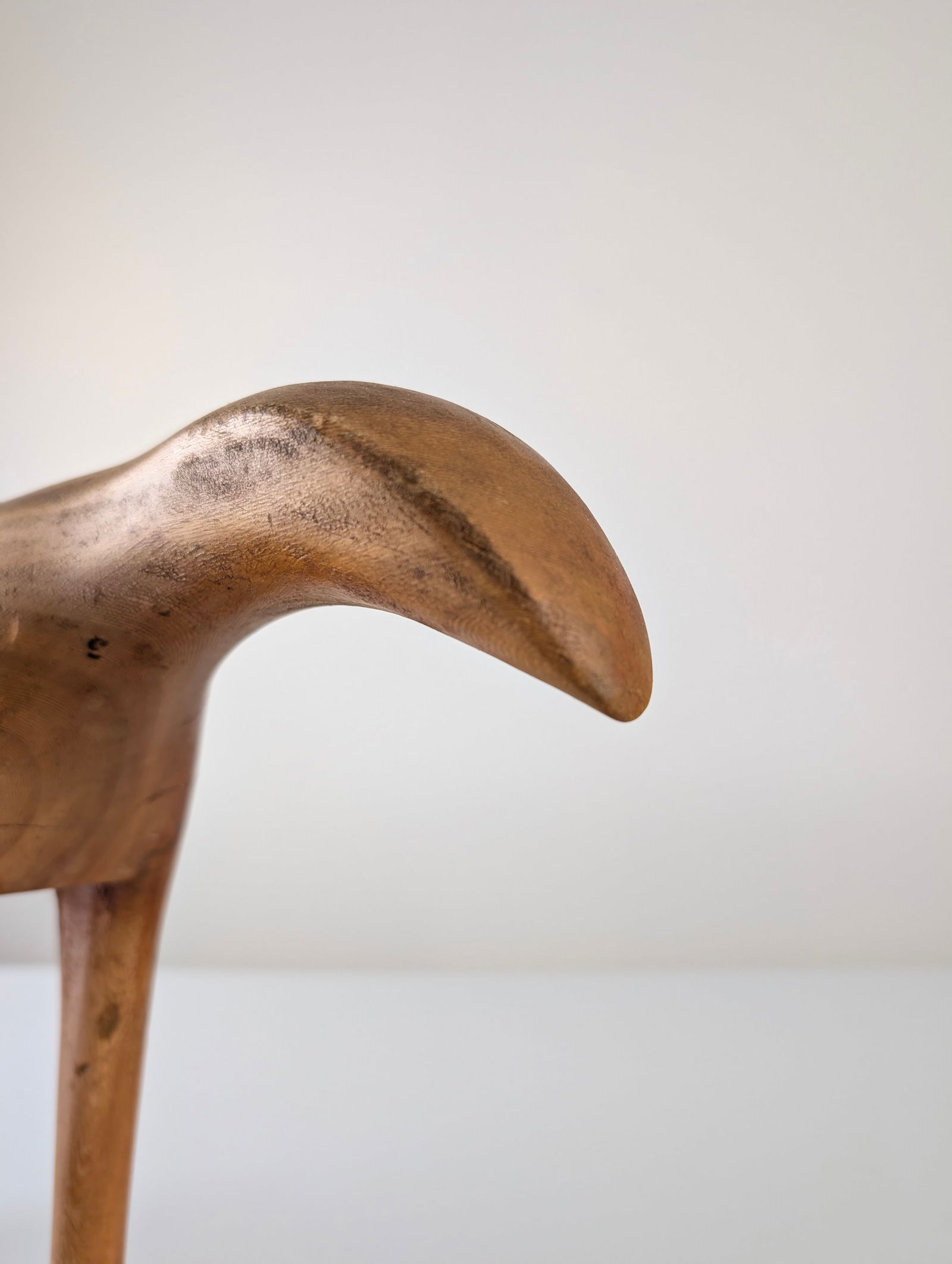 Mid-Century Abstract Wood Animal Sculpture, 1960s - 2