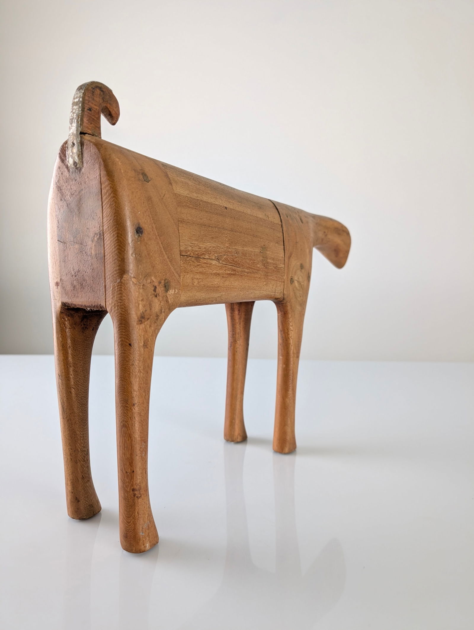 Mid-Century Abstract Wood Animal Sculpture, 1960s - 4