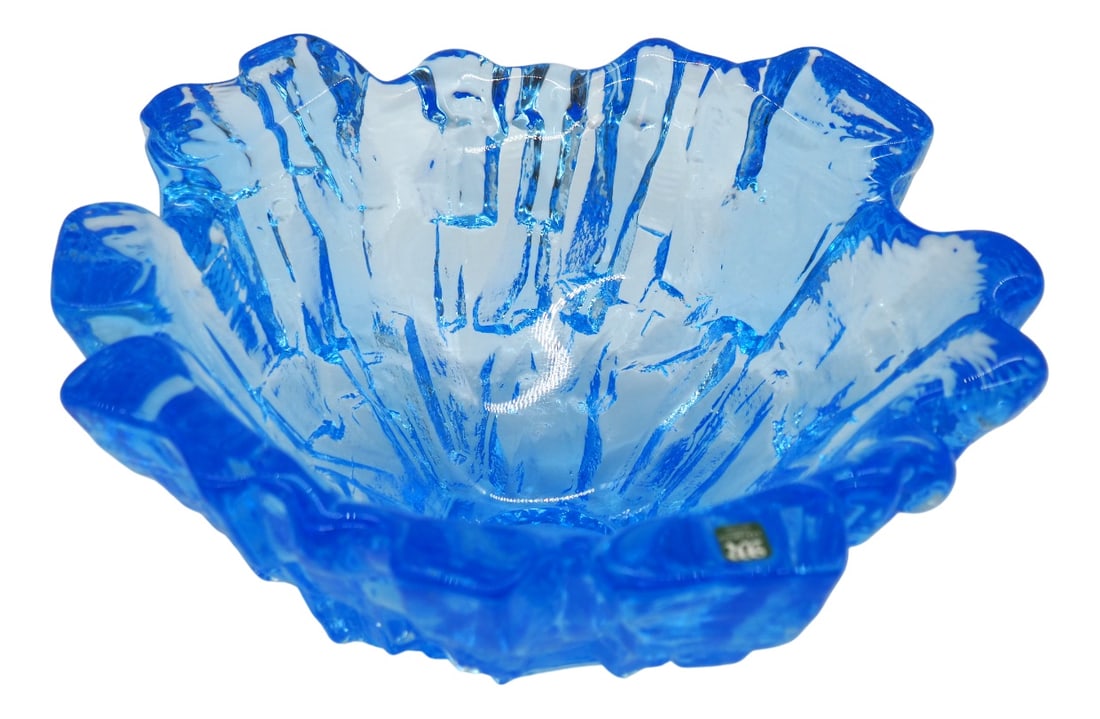 Full Lead Crystal Bowl by Mats Jonasson, 1970s (1 of 9)