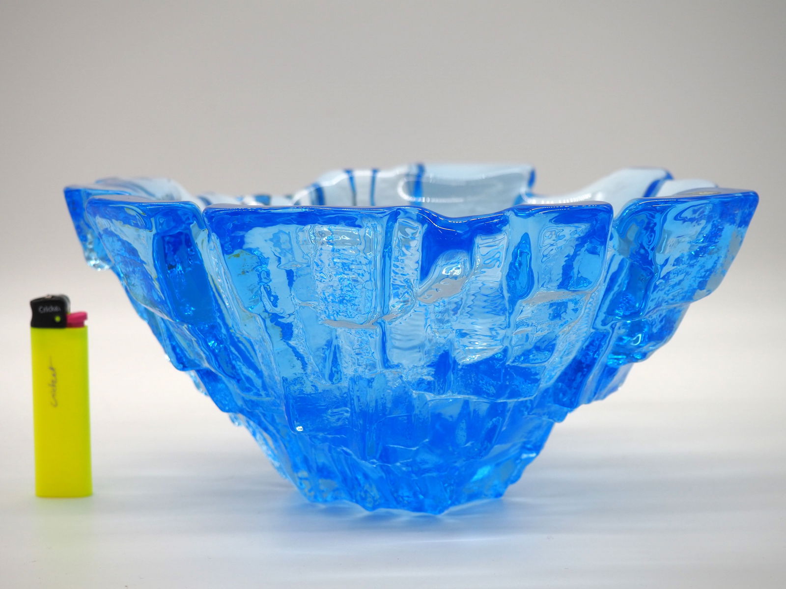 Full Lead Crystal Bowl by Mats Jonasson, 1970s - 3