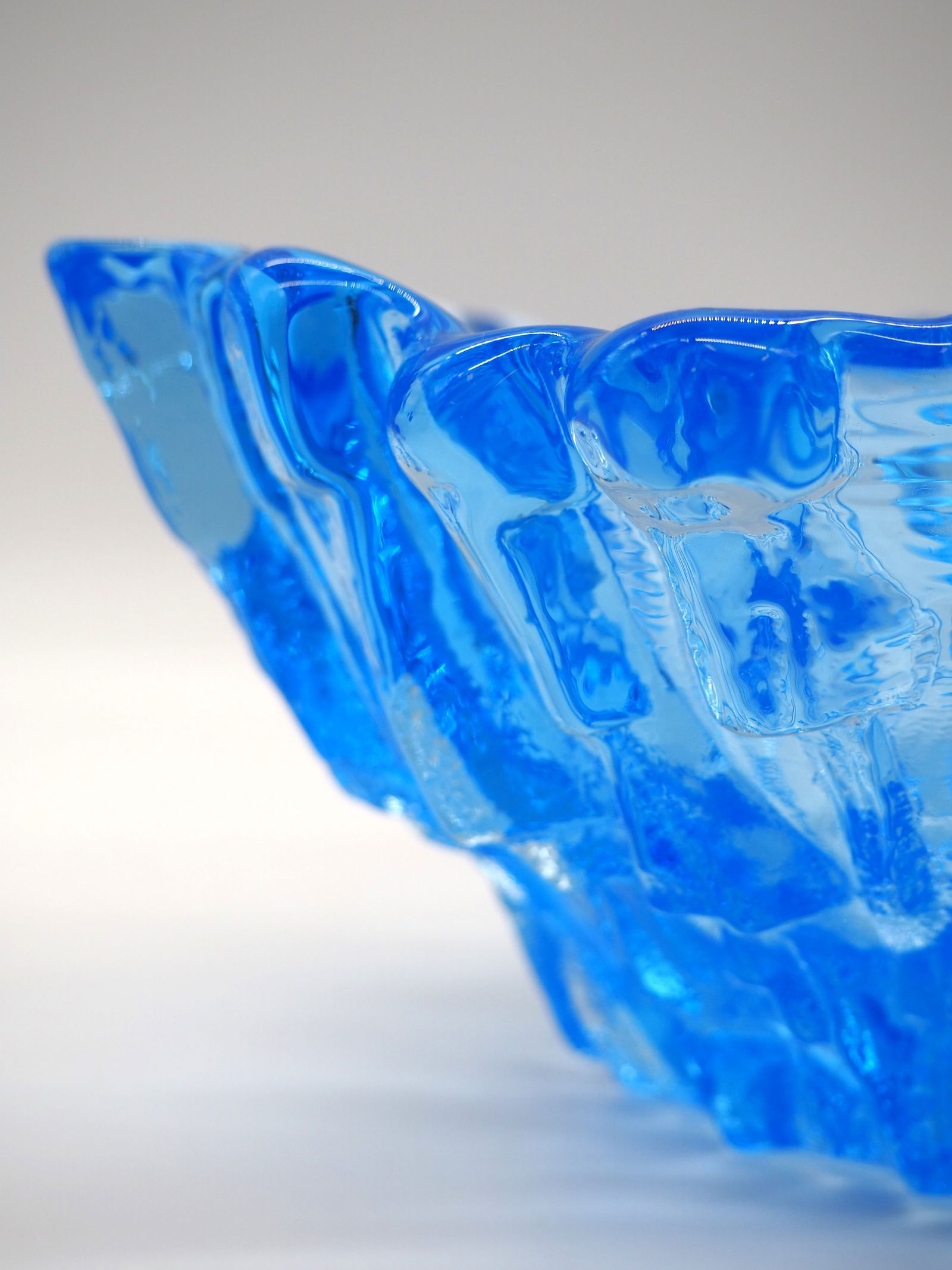 Full Lead Crystal Bowl by Mats Jonasson, 1970s - 5