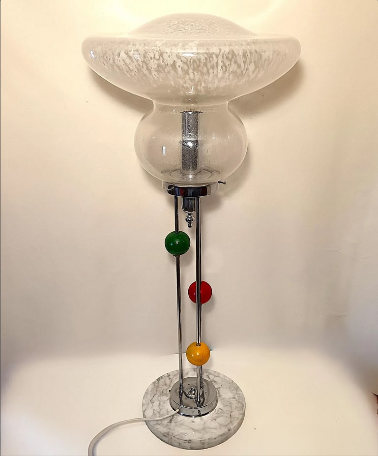 Large Murano Glass Floor Lamp from Mazzega, 1960s - 11